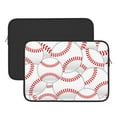 thumbnail image 3 of Bingfone Baseballs Laptop Sleeve Case 15 Inch, 360° Protective Computer Carrying Bag, 3 of 9