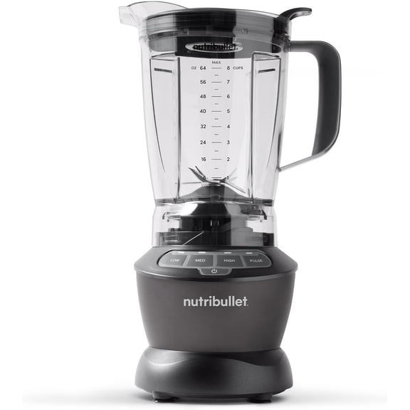 nutribullet Countertop Blender for Shakes, Smoothies, Food Prep, and Frozen Blending, 64 Ounces, 1200 Watt, Dark Gray