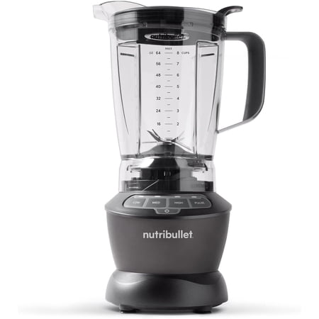 nutribullet Countertop Blender for Shakes, Smoothies, Food Prep, and Frozen Blending, 64 Ounces, 1200 Watt, Dark Gray