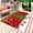 Green Red, variant on Christmas Tree Outdoor Rug 6x9 Ft - Reversible Patio Rug Outdoor Camping Rugs, Red Winter Pine Branches Balls Snowflakes Indoor Outdoor Area Rugs, Non-Slip Outdoor Carpet Runner for Deck/Porch