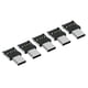thumbnail image 2 of Adaptador USB-C a USB 2.0 OTG Yashi Ultra Mini 5 Piezas Negro y Plateado, 2 of 5