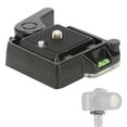 thumbnail image 1 of Quick Release Plate, High Strength Universal Three Level Quick Release Plate Clamp Adapter With  Button For Camera Tripod Monopod Ballhead, 1 of 8