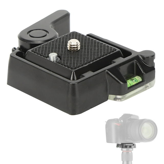 Quick Release Plate, High Strength Universal Three Level Quick Release Plate Clamp Adapter With Button For Camera Tripod Monopod Ballhead