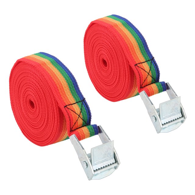 Sangle d'Arrimage, Sangle à Cliquet Réglable Robuste et Facile à Utiliser, Durable pour Planches de Surf pour Bagages 3 m / 9.8 Pieds, 4 m / 13.1 Pieds