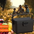 thumbnail image 3 of Homerr Boîte Réfrigérée pour Voiture Mini Refroidisseur pour Boissons Mini Refroidisseur 4qt Isolé Petit Refroidisseur Dur Portable avec Poignée Étanche Mini Refroidisseur Boîte à Lunch pour Voiture Camping Pique-Nique, 3 of 7