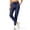 navy blue, variant on Women's Joggers Pants with Zipper Pockets High Waisted Athletic Tapered Sweatpants for Women Workout Lounge Black L