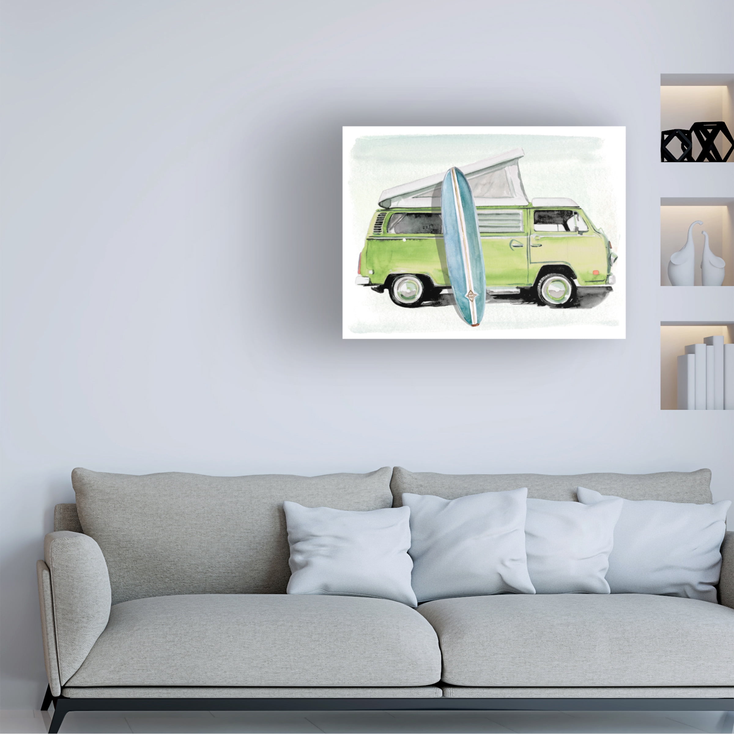 Jennifer Paxton Parker 'Surf Wagon I' Canvas Art