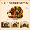 thumbnail image 2 of Whimsical Village 3D Fabric Poke Art Kit (Snail Mail), No Sew Cottage Craft Art Kit with Illustrated Guide, Relaxing Creative Hobby for Adults Home Decor Gift（Moon Moth）, 2 of 7
