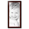 thumbnail image 2 of ArtToFrames 14x31" Matte mahogany Diploma Picture Frame, Brown Wood Poster Frame, with Regular Acrylic and 2 (FBPL-5108), 2 of 7