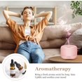 thumbnail image 3 of Aromatherapy Essential Oil Diffuser for Room: Air Humidifier Aroma Scent Cool Mist Colorful Lights Cute Small Large Waterless Auto Off Ultrasonic Diffusers for Home Bedroom Pink (300ml), 3 of 8