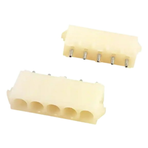 Pack of 2 640466-2 Connector Header Through Hole 5 position 0.250 (6.35mm)