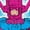DESERT PINK, variant on Marvel - Fantastic Four Galactus - Youth Girls Short Sleeve T-Shirt
