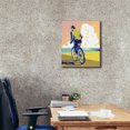 thumbnail image 3 of Epic Graffiti 'Beach Bike' by David Chestnutt, Giclee Canvas Wall Art, 20"x24", 3 of 8
