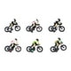 thumbnail image 1 of Figuras de personas pintadas a mano, 6 piezas, 1/87, coleccionables, escena realista, ciclistas, micropaisaje, ciclistas, 1 of 8