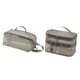 thumbnail image 4 of 2 piezas Bag de maquillaje de malla bolsita de doble capa multipropósito multipropósito con mango de maquillaje organizador de aseo para viaje de gris, 4 of 8