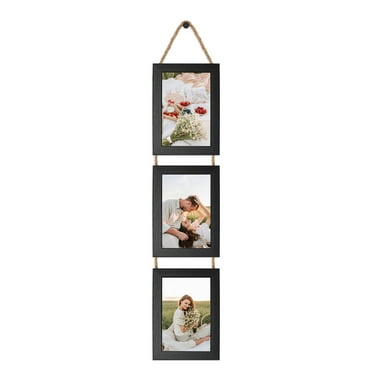 4x6 Picture Frame Collage Wall Hanging Photo Frames, Black