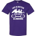 thumbnail image 3 of Inktastic Rock Climbing Mountains T-Shirt, 3 of 5