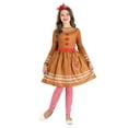 thumbnail image 1 of Girl's Gingerbread Costume Dress, 1 of 6