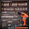 thumbnail image 3 of JoyTown Kids Real Power Drill Set – Electric Cordless Drill Tool Kit for Children with Interchangeable Bits, Flexible Shaft, Charger, All in Carrying Case, Learning Tools for Boys & Girls Home DIY, 3 of 7