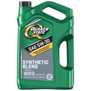 (9 pack) Quaker State 5W-30 Dexos Synthetic Blend Motor Oil 5 qt