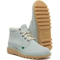 thumbnail image 5 of Kickers Kick Hi Unisex Chunky Sole Lace Up Leather Ankle Boots In Light Green Size 10M, 5 of 6