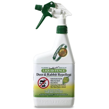 1PC Liquid Fence Liquid Fence 00112 Ready To Use Deer And Rabbit Repellent   32 Oz.