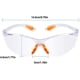 thumbnail image 2 of Gafas protectoras Gafas de seguridad en el trabajo con lentes transparentes Protección antivaho para gafas para jardín Laboratorio Química, 2 of 5