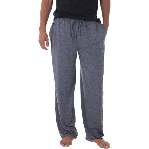 fruit of the loom men's knit poly rayon jogger lounge pant