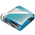 Bixox Fleece Blanket Underwater Diving Cat Pattern Super Soft Double