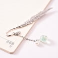 thumbnail image 4 of Muestra de planta de flores secas de vidrio, pluma, regalo, joyería, constelación, hojas artísticas, papelería antigua, marcapáginas, 4 of 4