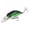 Green, variant on Deep Diving Crankbait Fishing Lure, Floating Rattling Hard Bait with 3D Eyes and Dual Treble Hooks for Bass, Blue, 4.33 Inch
