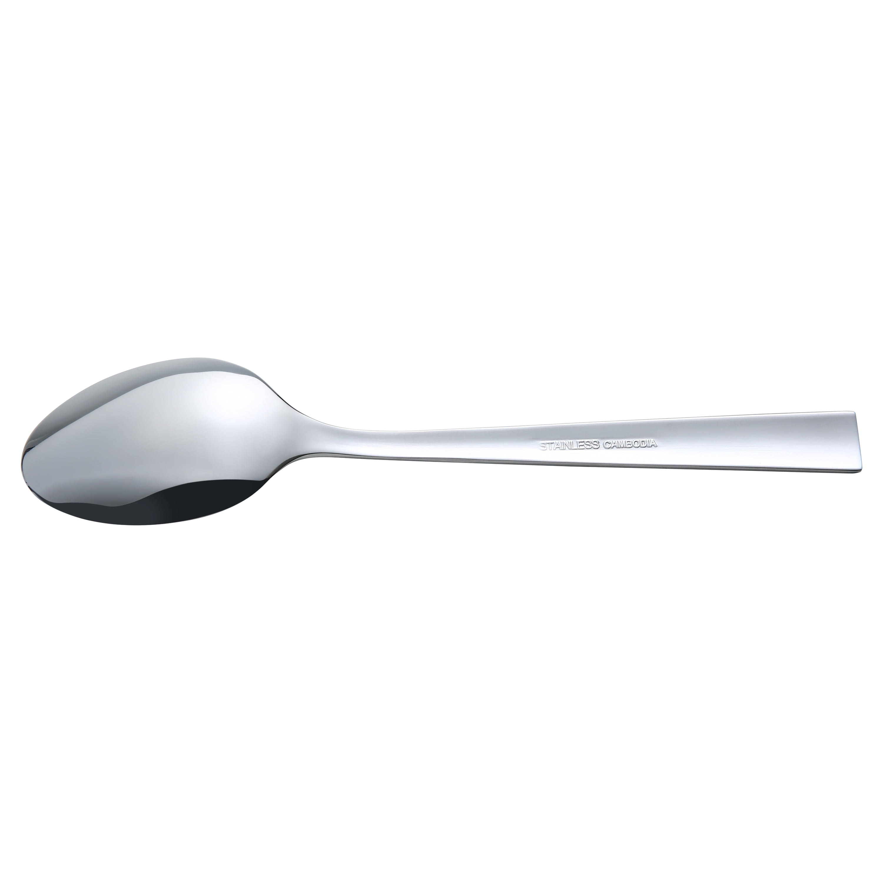 Mainstays Chiazza Stainless Steel Adult Dinner Spoon, Set of 3, Silver