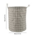 thumbnail image 3 of TIMIFIS Panier à Linge Pliable Rond Panier à Linge Grand Panier de Rangement Bac à Jouets Panier pour Garçons et Filles Déco de Chambre Panier de Douche, 3 of 6