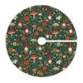 thumbnail image 6 of Yayeee Christmas Tree Skirt 35 inches for Xmas Tree Holiday Party Decoration, Forest Mushroom Pattern, 6 of 6