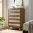 thumbnail image 7 of Modway Soma 5-Drawer Chest in Walnut, 7 of 7