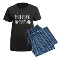 thumbnail image 5 of CafePress - Bulldog Mom Women's Dark Pajamas - Women's Short Sleeve Print T-Shirt and Pants Dark Cotton Pajama Set, 5 of 7