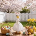 thumbnail image 6 of JGJJUGN Easter Goose Costume Set for Garden Statue - Decorative Goose Outfit with Hat and Accessories for Patio Decor, Spring Decoration, Outdoor Garden Centerpiece, 6 of 8