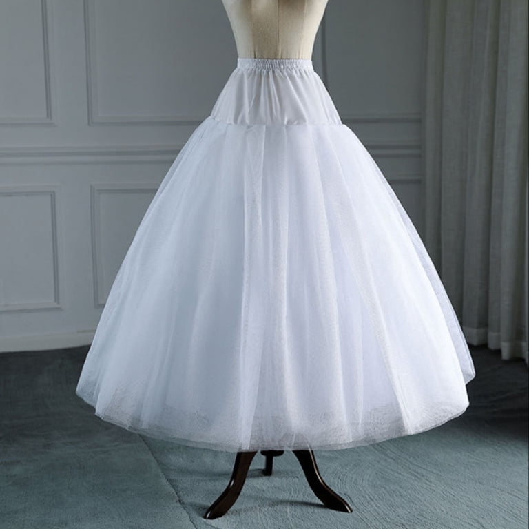white christmas dresses 8-Layer Tulle Bridal Petticoat main image 1