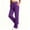 Purple, variant on Cmfcve Women's High Waisted Straight Leg Sweatpants Drawstring Elastic Casual Athletic Pants