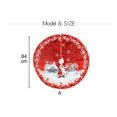 thumbnail image 4 of 1 Morceau De Jupe D'arbre De Nol Imprim 84cm Tablier De Sapin De Nol Imprim Numrique Dcorations De Fond D'arbre Dcoration De Mise En Page De Scne, 4 of 4
