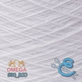 thumbnail image 2 of SUPERFINA NO.30 [240grs] by Omega - 100% Mercerized Cotton Yarn ideal for Fine Crochet - Color: 01 - White BCO, 2 of 3