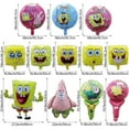 thumbnail image 2 of 12 Pcs For Spongebob Themed Cartoon Birthday Foil Balloons,Birthday Party Decorations,Cartoon Balloon,Party Supplies Set for Birthday Party Decoration Set, 2 of 5