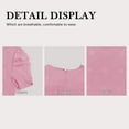 thumbnail image 3 of LANREMON Womens Tops Short Sleeve Summer Plus Size Casual Tops for women Basic Round Neck Top for Ladies Women Loose T Shirt Pink XXXL, 3 of 6