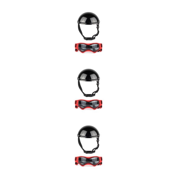 Billuyoard Casco para perros, gafas para gatos, suministros para mascotas, equipo de protección, transpirable, de larga duración, transpirable, Type1 NO1