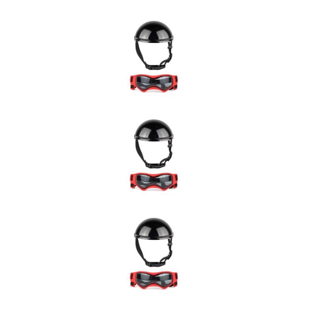 Billuyoard Casco para perros, gafas para gatos, suministros para mascotas, equipo de protección, transpirable, de larga duración, transpirable, Type1 NO1