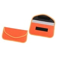 thumbnail image 1 of Unique Bargains 2 Pcs, Faraday Pouch, RFID Signal Blocking Bags Oxford Cloth Orange, 1 of 6