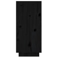 thumbnail image 5 of vidaXL Sideboard Black 60x34x75 cm Solid Wood Pine, 5 of 5