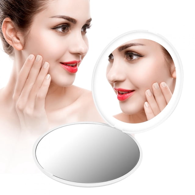 Espejo portátil con espejo de aumento 10X espejo 10X de alta potencia vestido conveniente para maquillaje ANGGREK Otros