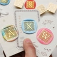 thumbnail image 4 of Letters Series Wax Seal Stamp Brass Head English Letters Sealing Waxed Stamp, 4 of 21