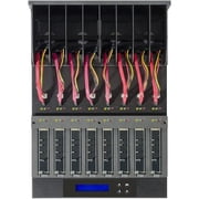 Systor 1 to 7 M.2 NVMe & Sata Duplicator & Sanitizer Up to 18GB & Min for PCIe M2, 2.5 in. & 3.5 in. HDD & SSD Drives